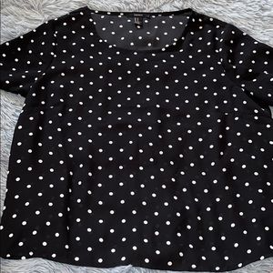 forever 21 polka dot shirt